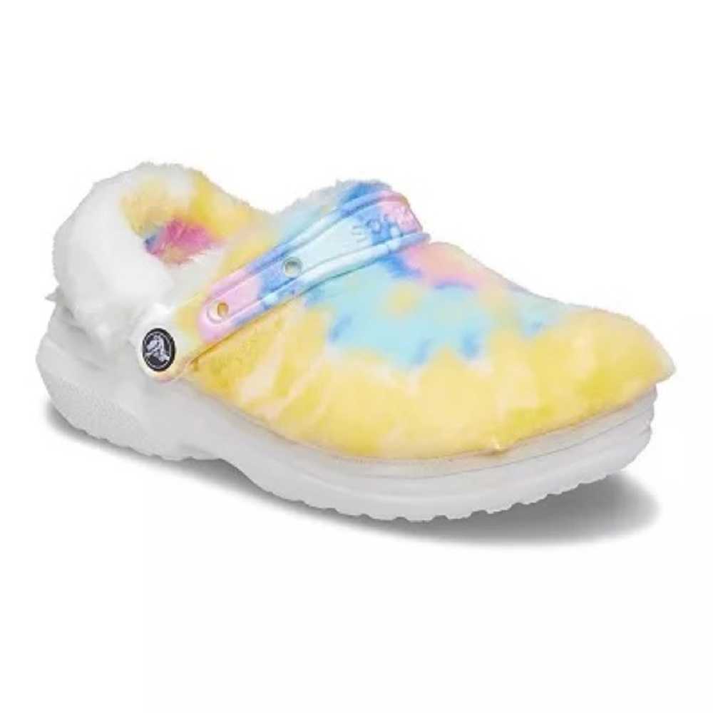 🩷💛CROCS- Brand New Classic Fur Sure Adult Faux-Fur Clogs
